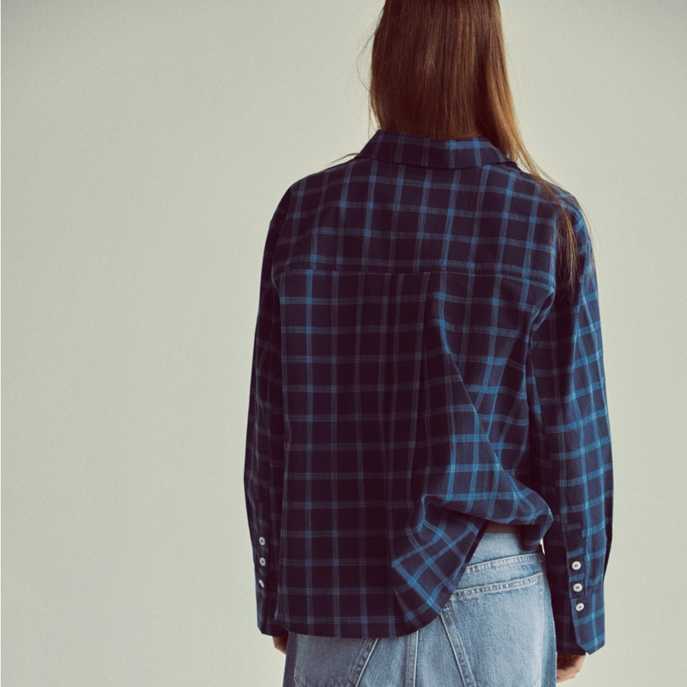 Zara Light Blue button-down shirt - Picture 3 of 9